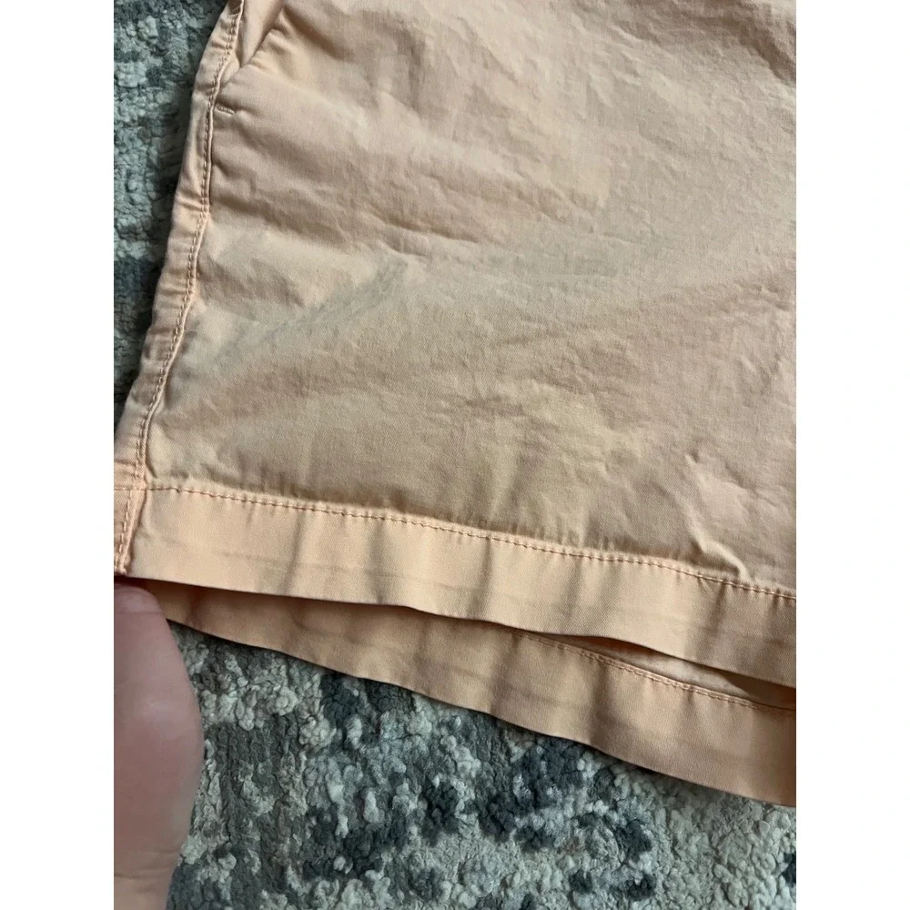 Old Navy Everyday Shorts Womens 4 Peach Apricot Chino Cotton Stretch Mid Rise